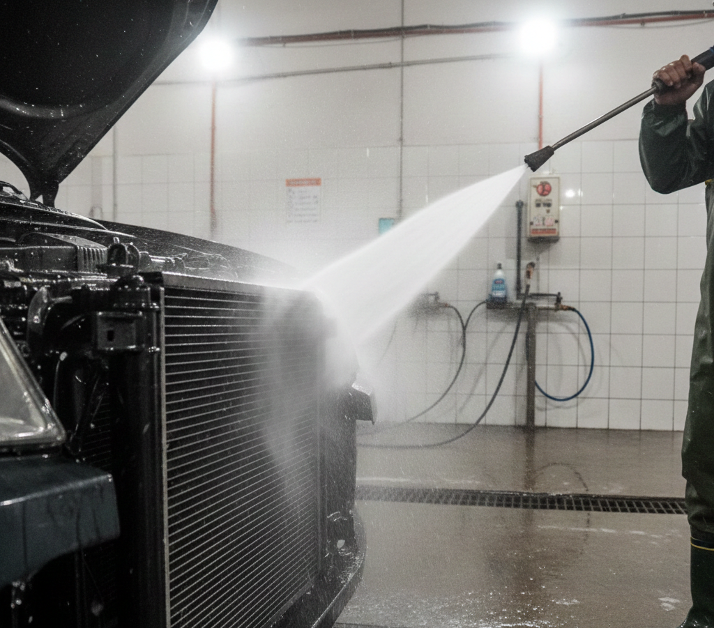 Mengapa Radiator Mobil Dilarang Disemprot Air Tekanan Tinggi?